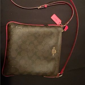 Coach Crossbody with Pink Strap